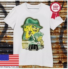 HOT Gangster SpongeBob Shirt Made In USA Vintage Retro T-shirt