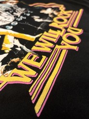 NEW OFFICIAL LICENSED QUEEN BAND FREDDIE MERCURY WE WILL ROCK YOU T Shirt Mens S