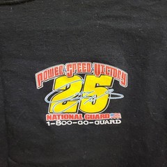 Vintage Jerzees National Guard Casey Mears NASCAR Racing T-Shirt Men’s Medium 25