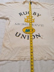 Nike Rugby Union T-shirt 70s Single Stitch Distressed