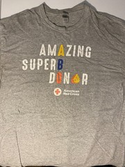American Red Cross Amazing Superb Donor XL Long-Sleeve T-Shirt – Blood Donation