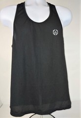 NELEUS ‘Dry Fit Logo Muscle’ Mesh Tank Top Men’s S Gym Workout Exercise Blk NEW!