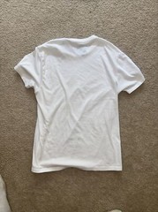 White Mens Shirt – Alfani 100% Cotton T-Shirt – White – Large