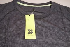 ALL IN MOTION Men’s Light Black Long Sleeve Running T-Shirt NEW XL