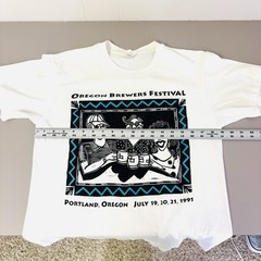 Vintage 90s Steadman Beer T Shirt Men’s Medium Oregon Brewery Festival 1991