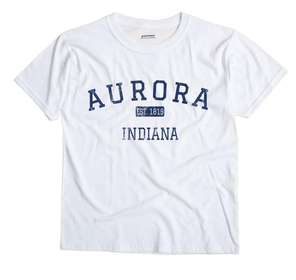 Aurora Indiana IN T-Shirt EST