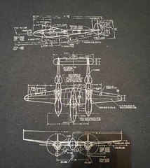 The Tower Grill Nampa Idaho P-38 design 2XL T Shirt