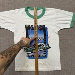 Vintage Harry Gang Skoal Bandit T Shirt Mens S 80s NASCAR Racing USA