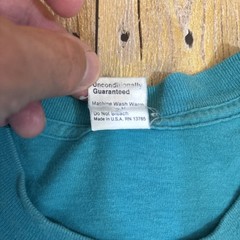 Vintage BVD Pocket T Shirt Selvedge Single Stitch Large Made In USA