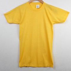 Vintage Cal Cru Adult Small Gold Short Sleeve T-Shirt
