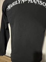 VTG 2002 Marilyn Manson The Golden Age Grotesque Long Sleeve T-Shirt Small Y2K