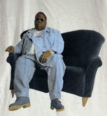 The Notorious B.I.G. White Graphic T-Shirt Men’s Size Large 90’s Hip Hop Music