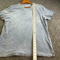 Abercrombie Fitch Muscle Pocket T-Shirt Mens XL Heather Sky Blue Everyday