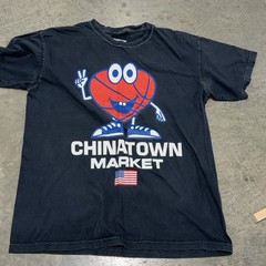Chinatown Market Limited Edition Heart Basketball T-shirt Medium Flag USA