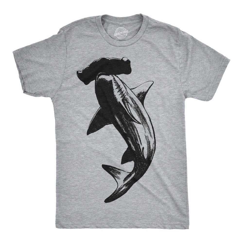 Mens Hammerhead Shark T Shirt Cool Aquatic Wildlife Graphic Tee