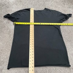 Standard/Cloth Basic T-Shirt Mens Medium Black Crew Neck Short Sleeve Casual Tee