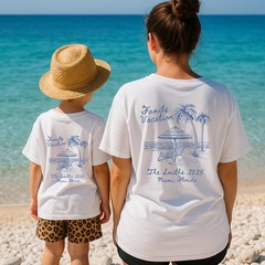 Custom Family Vacation 2026 Shirts Personalized Matching Beach Trip Tee