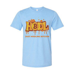 Hodling Bitcoin Graphic T Shirt Unisex Casual Crypto Apparel With Graffiti Style