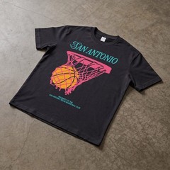 San Antonio Basketball Streetwear Graphic T-Shirt, Game Day Fiesta Tee