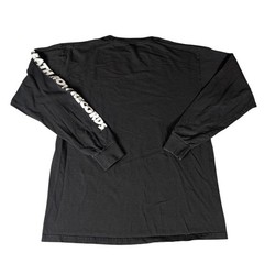 Death Row Records Long Sleeve Graphic T-Shirt Black Hip Hop Rap Tee Mens 5280