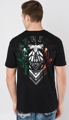 AMERICAN FIGHTER Men’s T-Shirt KENDELTON Athletic Black Biker MMA S-4XL