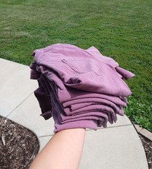 Comfort Colors Pocket T-Shirt in Berry – 9 SHIRTS – VARIOUS SIZES – S, M, L, XL