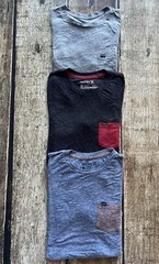 HURLEY PREMIUM T-SHIRT LOT MULTICOLOR 3 PIECES MENS SIZE SMALL EXCELLENT