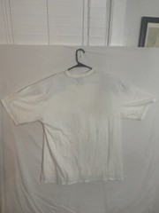 Vintage White Mecca USA True To The Game Felt T-Shirt Size L