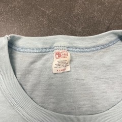 Vintage 70s 80s Baby Blue Virginia Beach Rainbow M/L Destination Souvenir Tee