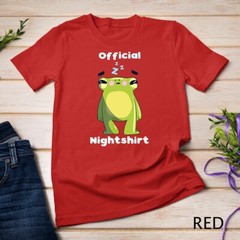 Cute Frog Sleepshirt Nightwear Nightshirt Sleep Pajama Unisex T-shirt