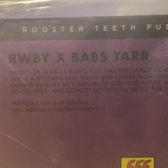 RWBY X BABS TARR RTX COOP COMICS PRESENTS SHIRT SIZE LARGE