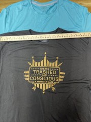 Camiseta Para Hombre Casual Manga Corta Con Cuello Redondo 2 piezas Talla XXL