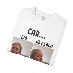 Cardio vs Carne Asada T-shirt | Two Panel Contrasting Reaction Meme | Latino