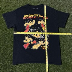 Astro Boy Mighty Atom Japanese Kanji Graphic T-Shirt Size M
