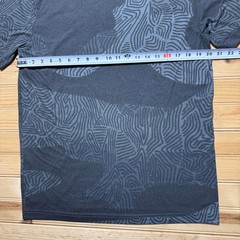 Oakley Topographic Map Pattern All Over Print Surf Skate T-Shirt Men’s Medium