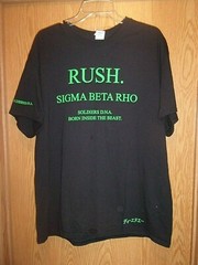 Soldiers D.N.A. Born inside the Beast black XL t shirt RUSH sigma beta rho