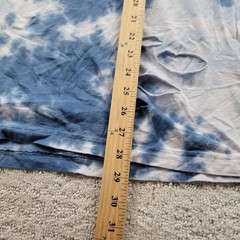 Imperious Shirt Mens XL Blue Tie Dye Angel Graphic Rhinestone Tee Cotton