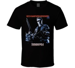Terminator 2 Schwarzenegger 90’s Retro Movie T Shirt