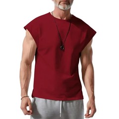 Cross-border Men’s Clothing Summer New Sleeveless T-shirt Youth Casual Loose