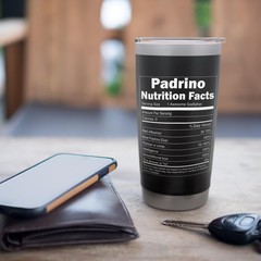 Regalo para Padrino de Bautismo – Tio a Padrino Mexican Stainless Steel Insul…