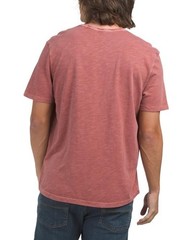 Marine Layer Vintage Heavy Slub Pocket Tee Marsala Men’s T Shirt Large