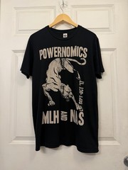2017 Lauryn Hill Nas Powernomics Tour T-Shirt XL Concert Hip Hop Rap Tee USA