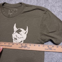 One7six Shirt Mens Small Green No Kings For This Land Logo Supdef FOG Military