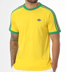 NEW MEN’S ADIDAS ORIGINALS 3-STRIPES JAMAICA TREFOIL SHIRT ~SIZE 2XL #KC864
