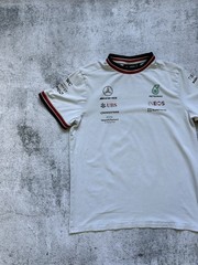 Petronas Mercedes-Benz AMG Formula 1 T-shirt Racing Men’s M Size White