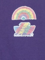 Vintage Jesus Loves You Rainbow TShirt Men’s Size XL. Made In USA.