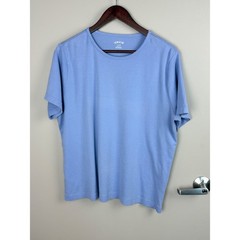 Orvis T-Shirt Mens XL Blue 100% Cotton Short Sleeve Crew Neck Basic Classic Tee