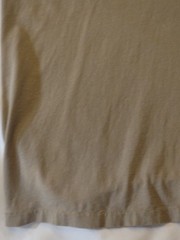 Vintage Quiksilver Khaki Short-Sleeve Tee w/ Sm. Logo Front / Lg. Logo Back – XL