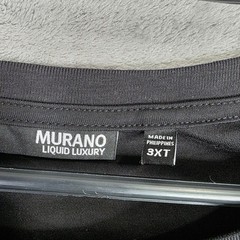 Mens Murano Liquid Luxury Black T Shirt Short Sleeve Crewneck 100% Cotton 3XT