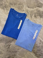 M&S Regular Fit Pure Cotton Crew Neck T-Shirt ~ LONG LENGTH ~ 2 PACK ~ Size 2XL